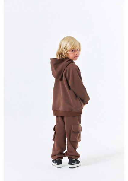 (SCE-1303) Serbend Kıds Kargo Cepli Erkek Çoçuk Eşofman Altı fırsatları