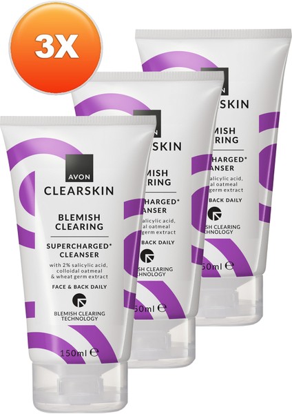 Clearskin Supercharged Üçlü Set 150 ml