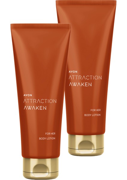Attraction Awaken Kadın Vücut Losyonu 125 ml. Ikili Set