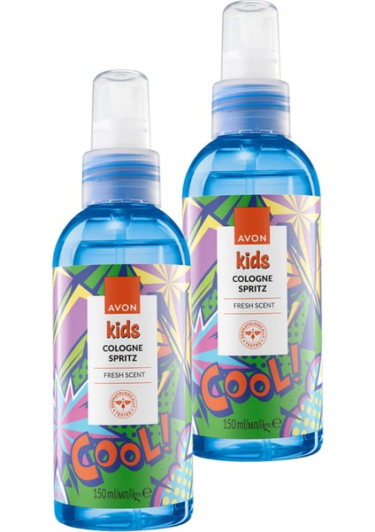 Kids Cool Çocuklar İçin Meyve Kokulu Parfüm Sprey İkili Set 150 ml