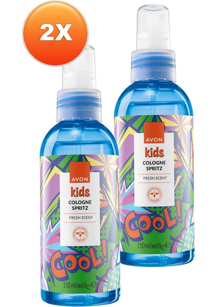 Kids Cool Çocuklar İçin Meyve Kokulu Parfüm Sprey İkili Set 150 ml