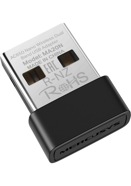 MA20N, AC650 Mbps Kablosuz Dual-Band Nano USB Adaptör