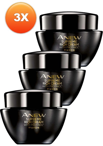 Anew Supreme Rich Krem Üçlü Set 50 ml