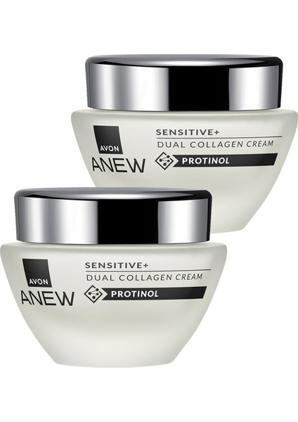 Anew Sensitive+ Çift Kollajen Krem İkili Set 50 ml