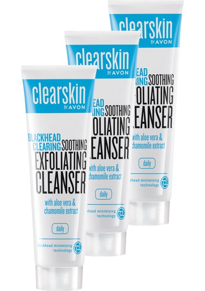 Clearskin Siyah Nokta Peeling Temizleyici Üçlü Set 100 ml