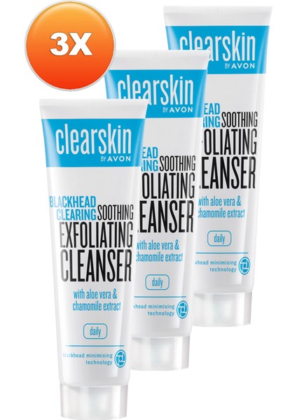 Clearskin Siyah Nokta Peeling Temizleyici Üçlü Set 100 ml