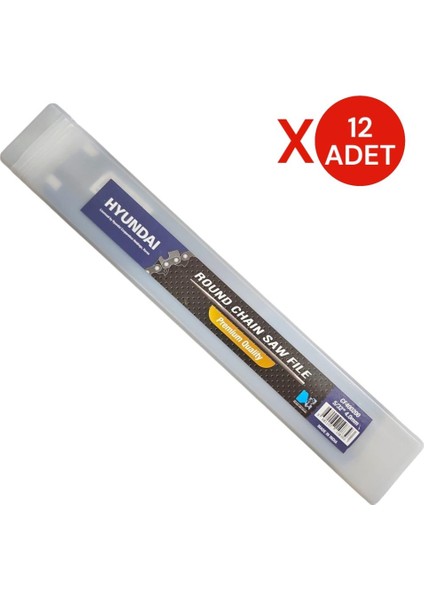 Motor Zincir Bileme Eğesi 5/32'' (4 mm) 12 Adet