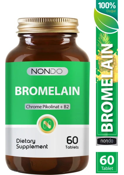 Bromelain 750 mg & Krom Pikolinat 60 Tablet