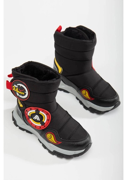 Winters Termal Yünlü Erkek Çocuk Cırtlı Kar Botu fiyatları