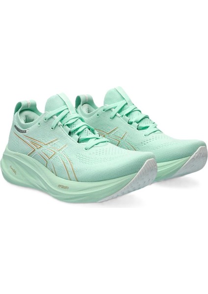 Gel-Nimbus 26 Gel Taban Kadın Yeşil Koşu Ayakkabısı