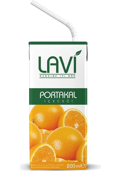 Portakal Meyveli Içecek 200 ml x 27 Adet (Bir Koli)