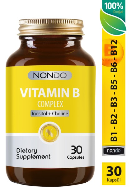 Vitamin B Complex 30 Kapsül