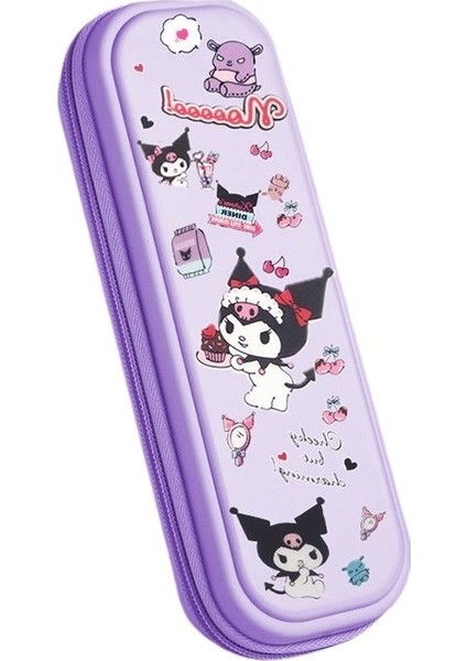 Öğrenci Karikatür Büyük Kapasiteli Kalem Kutusu (Yurt Dışından)