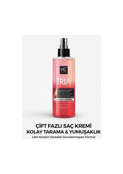 Saç Bakım Spreyi 150 ml Keratin Destekli Pürüzsüzleştirici Kolay Tarama Tüm Saç Tiplerine Uygun