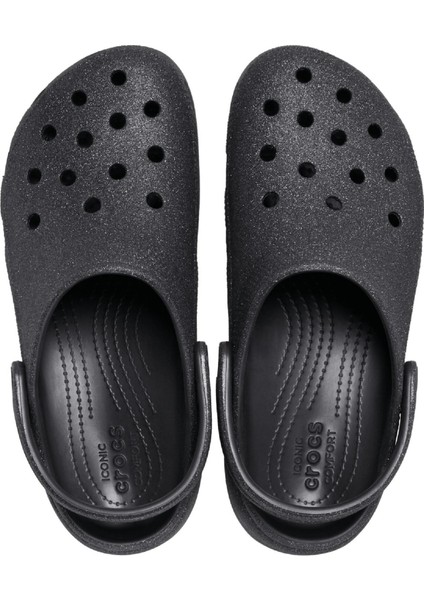 207241 Classic Platform Glitter Clog W Terlik modelleri
