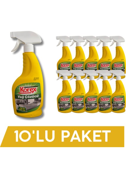 10'lu Korex Yağ Çözücü