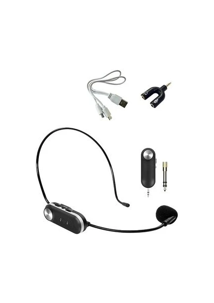 HX-101 Profesyonel Kablosuz Headset Kafa Mikrofonu