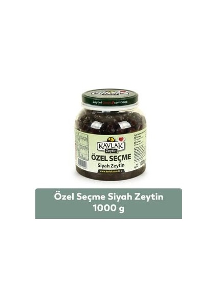 Özel Seçme Gemlik Siyah Zeytin 1 kg