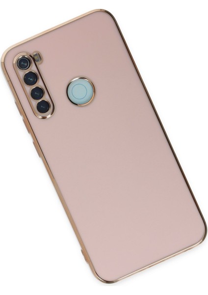 Xiaomi Redmi Note 8 Kılıf Volet Silikon - Pembe 13