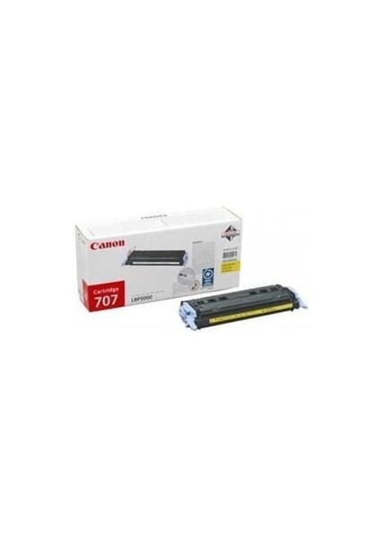 CRG-707Y (9421A004) Sarı Orjinal Toner - LPB5000 / LBP5100 (T5480)