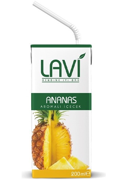 Ananas Aromalı Içecek 200 ml x 27 Adet (Bir Koli)