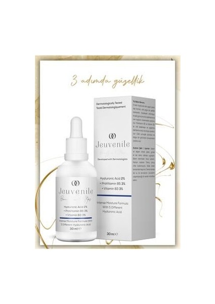 Yoğun Nemlendirici Dolgunlaştırıcı Hyaluronik Asit %2 Serum 30ml - HA 2% Face Serum 30 ml