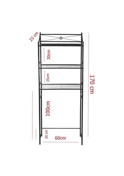 Metal Banyo Düzenleyici Raf Siyah Elektrostatik Boyalı fırsatları