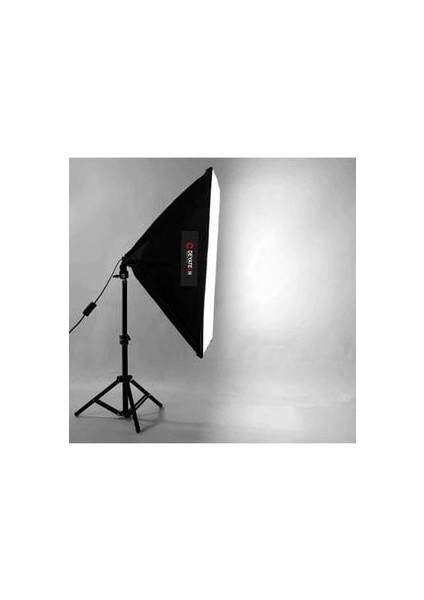 Softbox 50X70CM Paraflaş 4 Duylu Ikili Set Sürekli Işık 200CM Adaptörlü