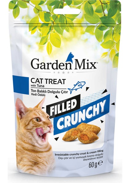 Garden Mix Ton Balikli Içi Dolgulu Kedi Ödülü 60 gr