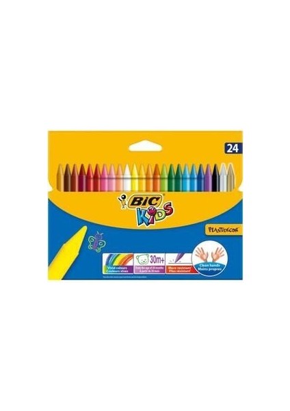24'lü Silinebilir Pastel Boya Seti Temiz Kullanım ve Dayanıklılık Özellikleriyle
