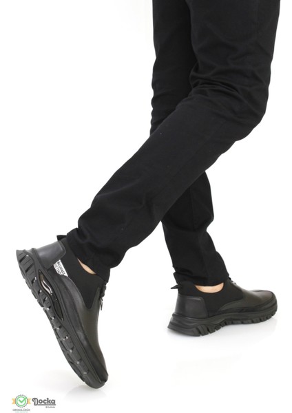 Erkek Deri Bağcıksız Mevsimlik Ayakkabı MR25/CS20289 indirimleri