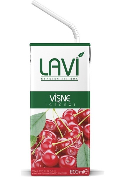 Vişne Meyveli Içecek 200 ml x 27 Adet (Bir Koli)