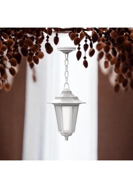 Plastik Kasa Modern Tasarım Iç ve Dış Mekan, Bahçe, Balkon, Teras Avizesi, Elektrikle Çalışır Sarkıt fırsatları