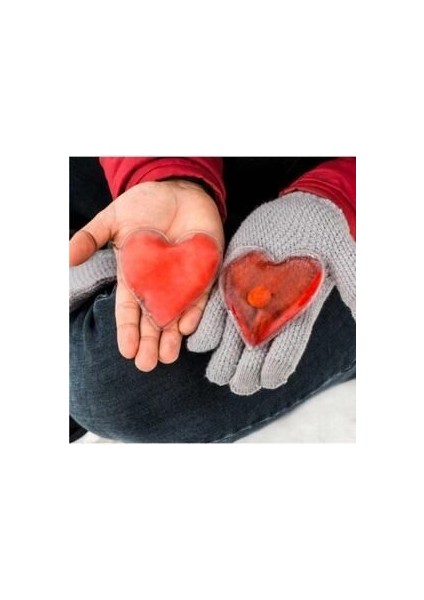 2 Adet Kalp Şeklinde Sihirli Jel El Isıtıcı Dekoratif Hediyelik Kalpli Mini Su Torbası modelleri