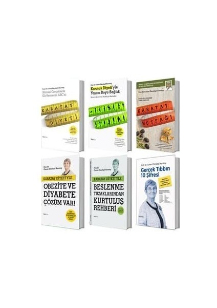 Karatay Diyeti - Gerçek Tıbbın 10 Şifresi - 6 Kitap - Canan Efendigil Karatay