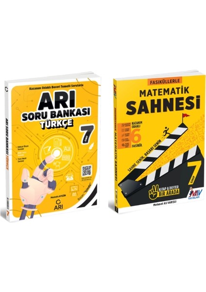 7. Sınıf Türkçe Soru Bankası + Matematik Sahnesi