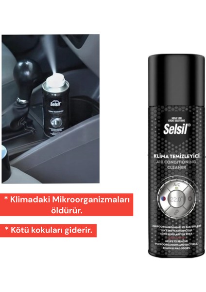 Klima Mikroorganizma Temizleyici Kötü Koku Giderici Sprey 150 Ml