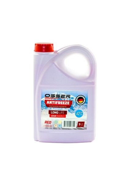 OSSER Antifriz 3 LT Kırmızı -42 Derece