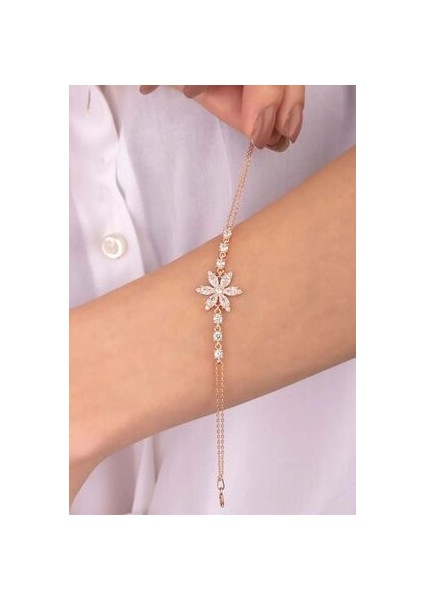 925 Ayar Gümüş Nergis Çiçeği Bileklik fiyatları