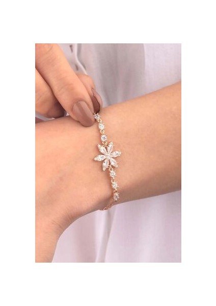 925 Ayar Gümüş Nergis Çiçeği Bileklik modelleri