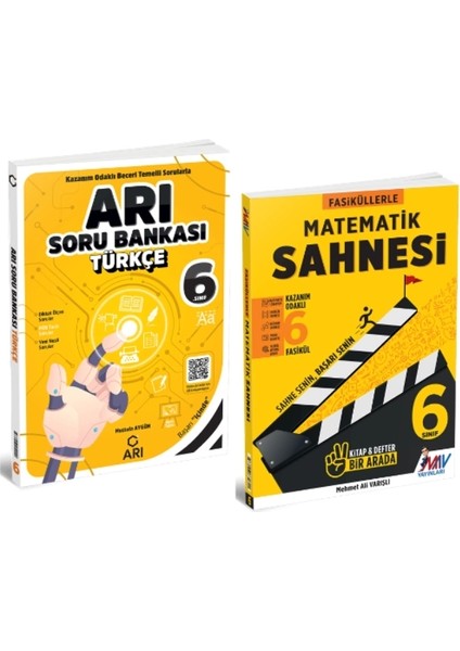 6. Sınıf Türkçe Soru Bankası + Matematik Sahnesi