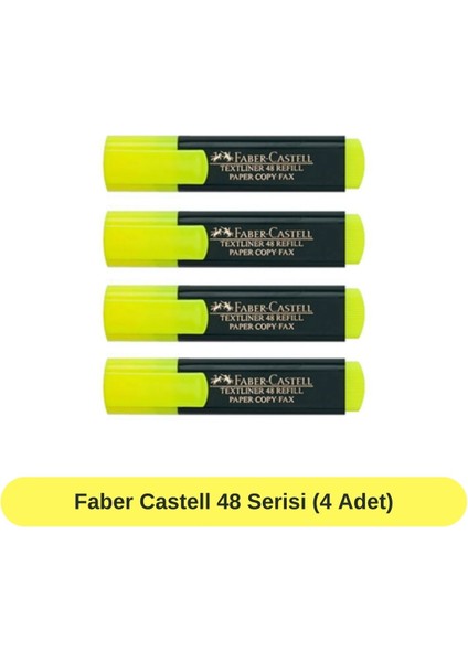 Fosforlu Kalem 48 Serisi 4 Adet