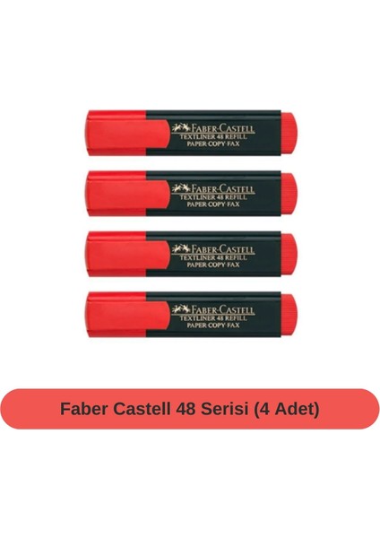 Fosforlu Kalem 48 Serisi 4 Adet