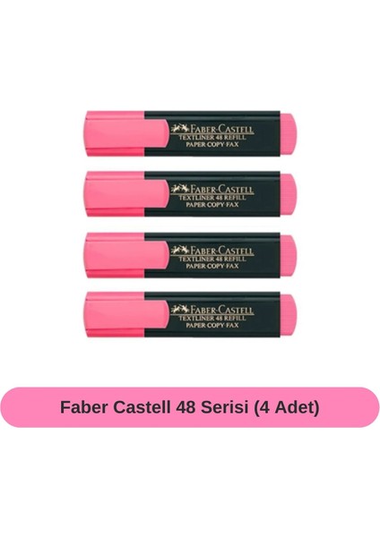 Fosforlu Kalem 48 Serisi 4 Adet