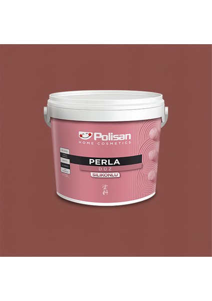 729 - Tuğla - CD-8013 2,5 Litre Perla Silikonlu Dış Cephe Boyası (38100051000)