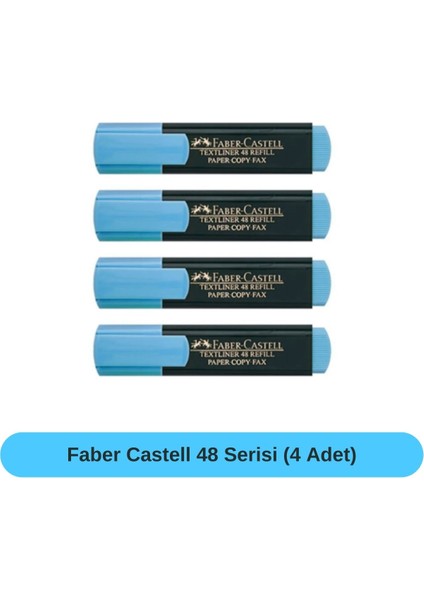 Fosforlu Kalem 48 Serisi 4 Adet