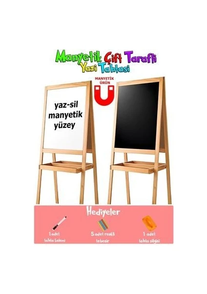 Yıldırım Home Manyetık Ahsap Yazı Tahtası 45X110