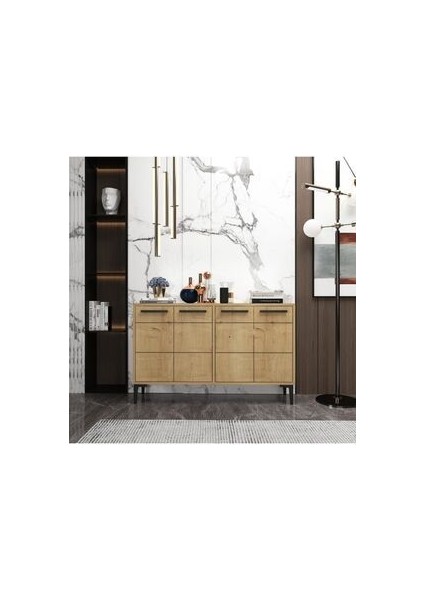 Stria Konsol Modern Tasarım 120x30x75 cm Sağlıklı Malzemelerle Üretildi