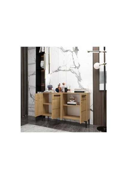 Stria Konsol Modern Tasarım 120x30x75 cm Sağlıklı Malzemelerle Üretildi fırsatları