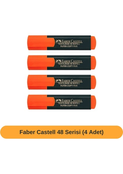 Fosforlu Kalem 48 Serisi 4 Adet